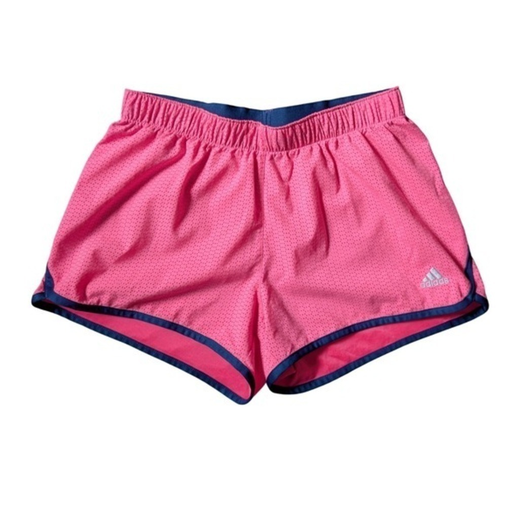 Adidas Y2K Maximalist 90s Sporty Activewear Pink Color-Block Mesh Shorts